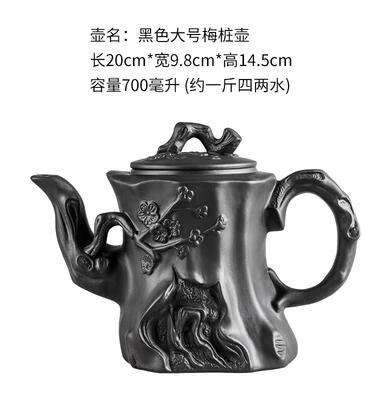 Large Capacity Household Handmade Purple Sand Teapot Chinese Teaware Yixing Zisha Zhu Clay Ball Filter Bubble Teapot Moon Pot acacuss