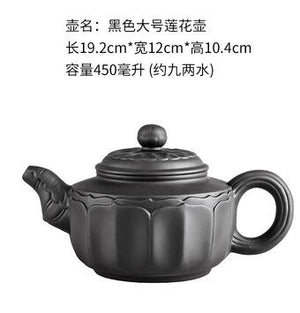 Large Capacity Household Handmade Purple Sand Teapot Chinese Teaware Yixing Zisha Zhu Clay Ball Filter Bubble Teapot Moon Pot acacuss