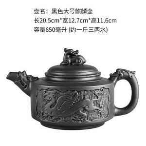 Large Capacity Household Handmade Purple Sand Teapot Chinese Teaware Yixing Zisha Zhu Clay Ball Filter Bubble Teapot Moon Pot acacuss