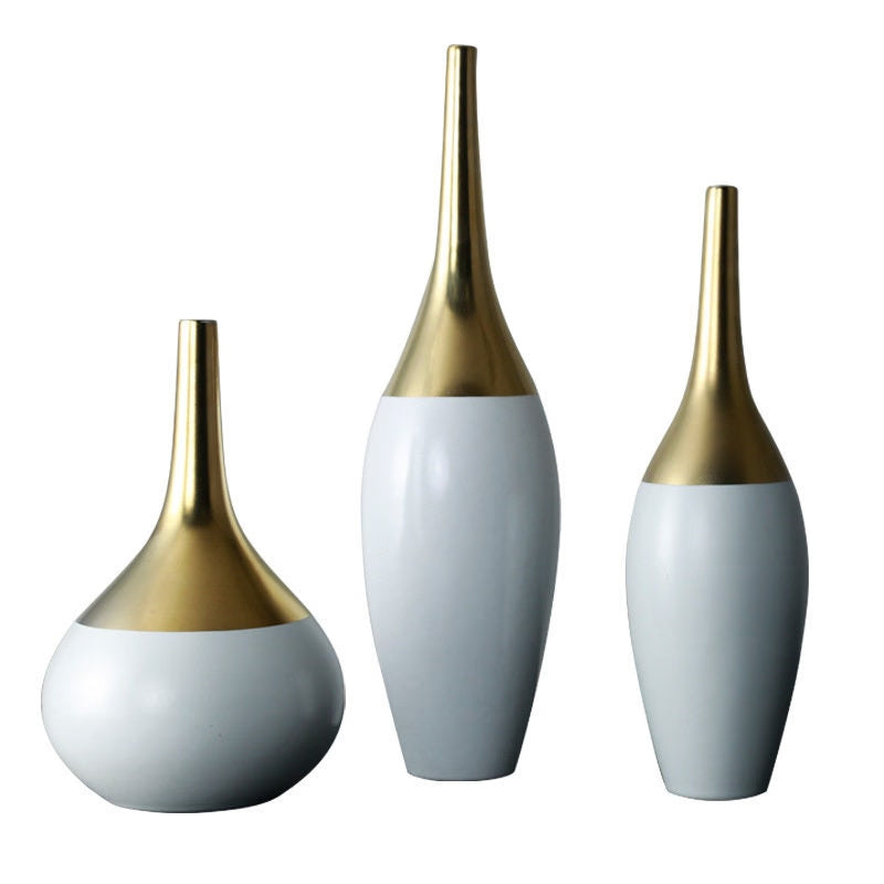 ACACUSS MID Century Modern Decor sculpture VASE Nordic Minimalist Decorative Ornaments Flower Arrangement - housewarming Gift - ACACUSS