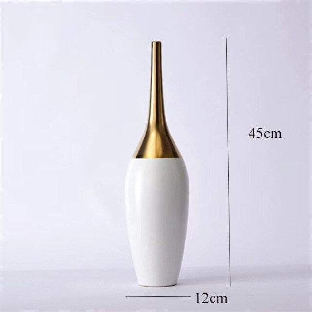 ACACUSS MID Century Modern Decor sculpture VASE Nordic Minimalist Decorative Ornaments Flower Arrangement - housewarming Gift - ACACUSS