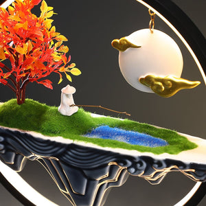 Led and Ceramic incense Burner Handmade - acacuss