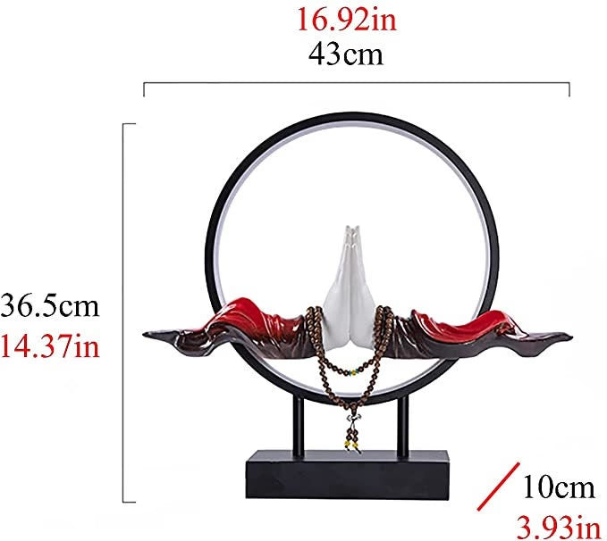 Led and Ceramic incense Burner Handmade - acacuss
