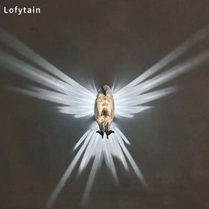 Lofytain LED Animal Projection Lamp Owl Lion Eagle Night Light Animal Wall Sconce Study Bedroom Decoration Ornaments acacuss
