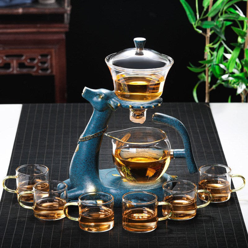 Loose leaf tea infuser for Herbal TEA Best tea Lover Gift | DEER tea infuser Organic Tea Gift Box with tea strainer - ACACUSS