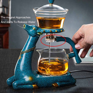 Loose leaf tea infuser for Herbal TEA Best tea Lover Gift | DEER tea infuser Organic Tea Gift Box with tea strainer - ACACUSS