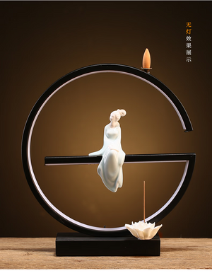 Lotus Fountain Incense Holder - acacuss