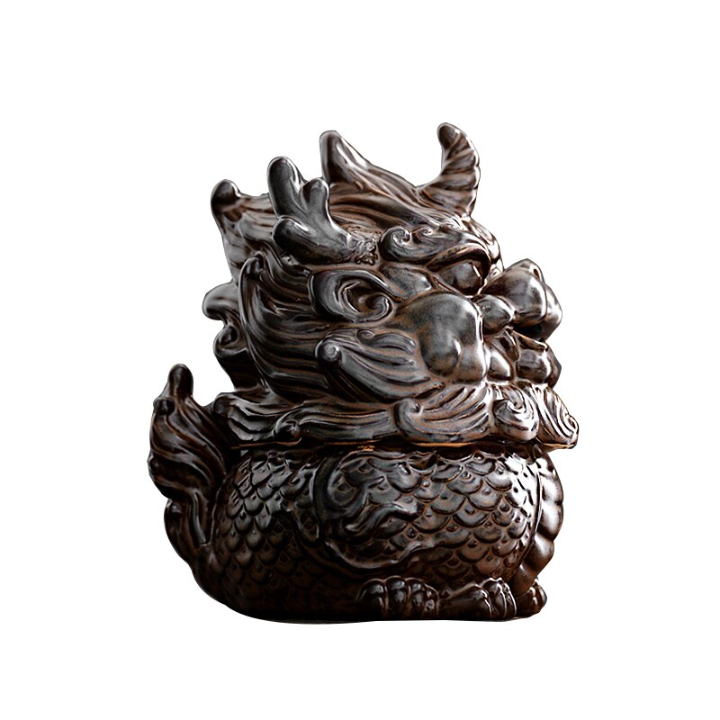 Lucky Kylin Incense Burners Dragon Incense Holder Incense Burner Sandalwood Censer Home Decor Craft Fengshui Fabulous Wild Beast acacuss