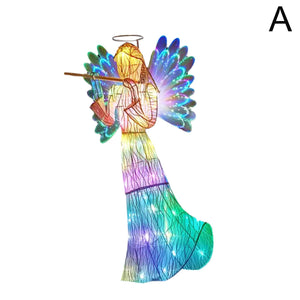 Luminous Angel Garden Decoration 2D Lighting Acrylic Ornament Home Decor Night Light for Festival Christmas New Year 2023 G B8T4 acacuss
