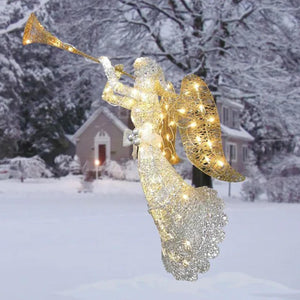 Luminous Angel Garden Decoration 2D Lighting Acrylic Ornament Home Decor Night Light for Festival Christmas New Year 2023 G B8T4 acacuss
