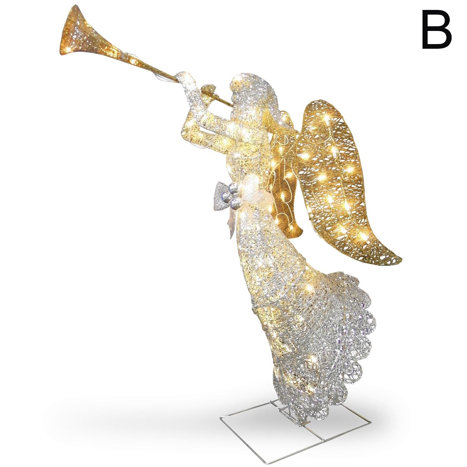 Luminous Angel Garden Decoration 2D Lighting Acrylic Ornament Home Decor Night Light for Festival Christmas New Year 2023 G B8T4 acacuss