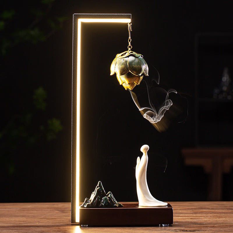 Luxury Led Incense Burner acacuss