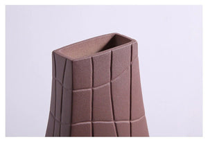 ACACUSS MID Century Modern Decor sculpture VASE Nordic Minimalist Decorative Ornaments Flower Arrangement - housewarming Gift - ACACUSS