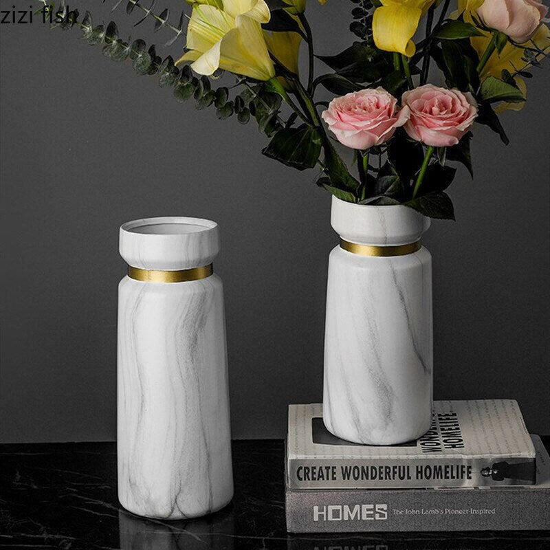 MID Century Modern Decor sculpture VASE Nordic Minimalist Decorative Ornaments Flower Arrangement -  Table centerpiece housewarming Gift - ACACUSS