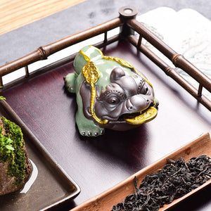 Mascot of Tea Pet Tea Accessories Home Decoration Gift Luck Home Furnishing Articles Teaware acacuss