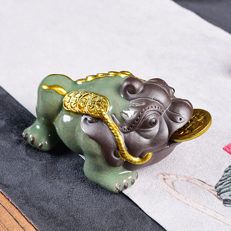 Mascot of Tea Pet Tea Accessories Home Decoration Gift Luck Home Furnishing Articles Teaware acacuss