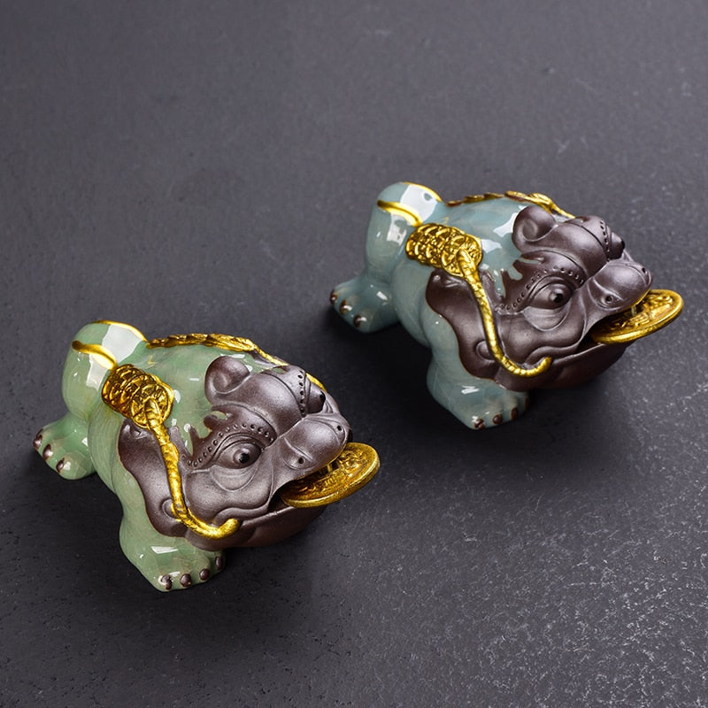Mascot of Tea Pet Tea Accessories Home Decoration Gift Luck Home Furnishing Articles Teaware acacuss