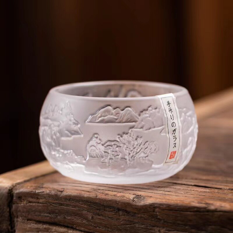 Master Cup Japanese Kung Fu Tea Cup Crystal Tea Bowl Personal Household Tea Cup Tea Set Wholesale Tea Cup acacuss