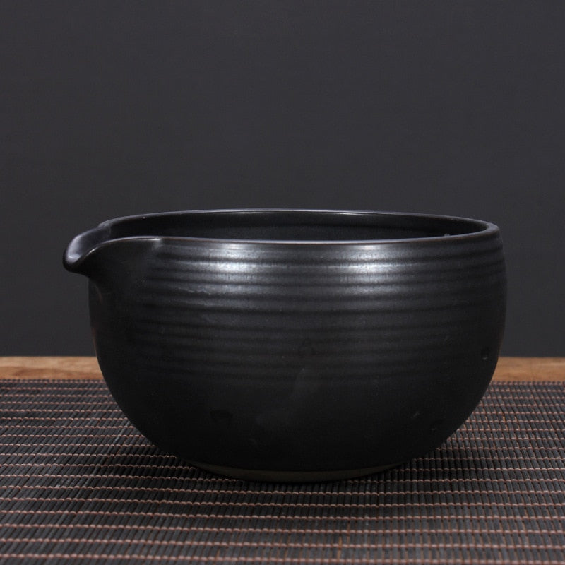 Matcha Bowl Japanese Matcha Ceramic Tea Bowl Retro Japanese Kung Fu Tea Set Tea Bowl Tea Set Accessories acacuss