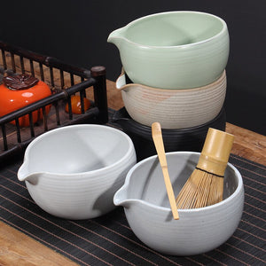 Matcha Bowl Japanese Matcha Ceramic Tea Bowl Retro Japanese Kung Fu Tea Set Tea Bowl Tea Set Accessories acacuss