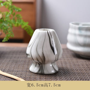 Matcha Set Ancient Chinese Tea Drinking Utensils Bamboo Tea Brush(Chasen) Ceramic Japanese Tea Ceremony Tea-making Accessories acacuss