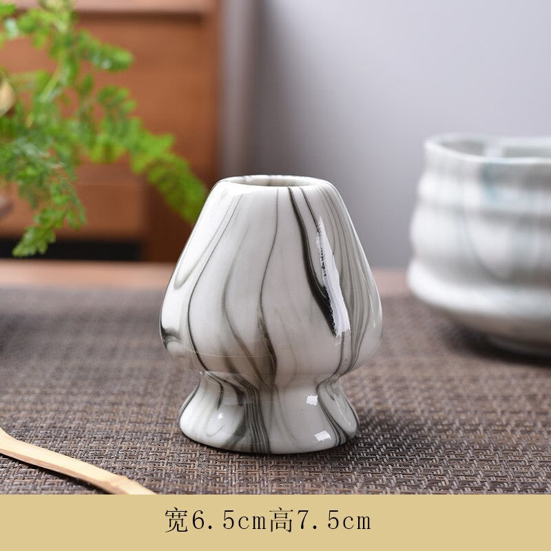 Matcha Set Ancient Chinese Tea Drinking Utensils Bamboo Tea Brush(Chasen) Ceramic Japanese Tea Ceremony Tea-making Accessories acacuss