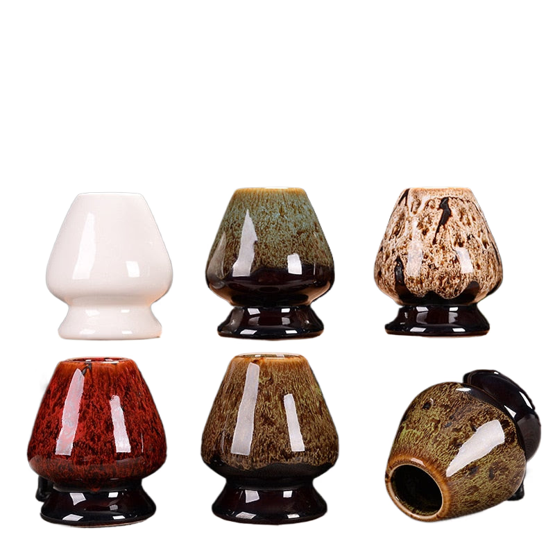 Matcha Set Ancient Chinese Tea Drinking Utensils Bamboo Tea Brush(Chasen) Ceramic Japanese Tea Ceremony Tea-making Accessories acacuss