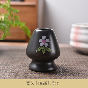 Matcha Set Ancient Chinese Tea Drinking Utensils Bamboo Tea Brush(Chasen) Ceramic Japanese Tea Ceremony Tea-making Accessories acacuss