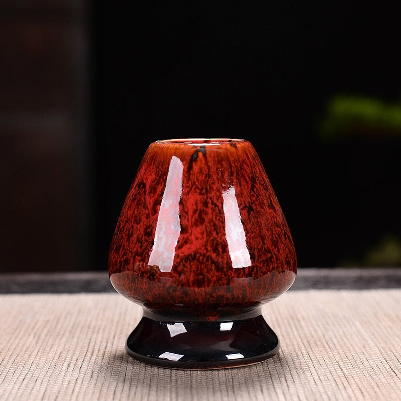 Matcha Set Ancient Chinese Tea Drinking Utensils Bamboo Tea Brush(Chasen) Ceramic Japanese Tea Ceremony Tea-making Accessories acacuss