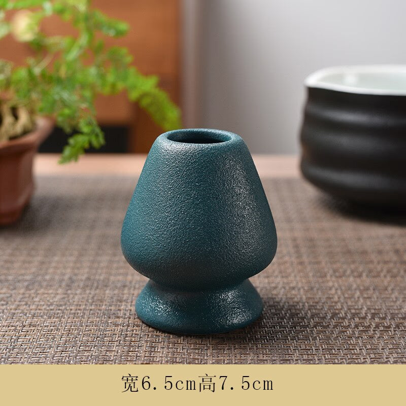 Matcha Set Ancient Chinese Tea Drinking Utensils Bamboo Tea Brush(Chasen) Ceramic Japanese Tea Ceremony Tea-making Accessories acacuss