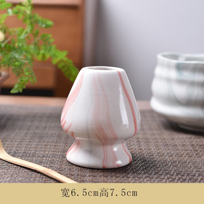 Matcha Set Ancient Chinese Tea Drinking Utensils Bamboo Tea Brush(Chasen) Ceramic Japanese Tea Ceremony Tea-making Accessories acacuss