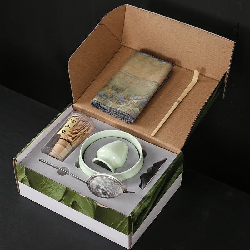 Matcha Set with Bamboo Whisk acacuss
