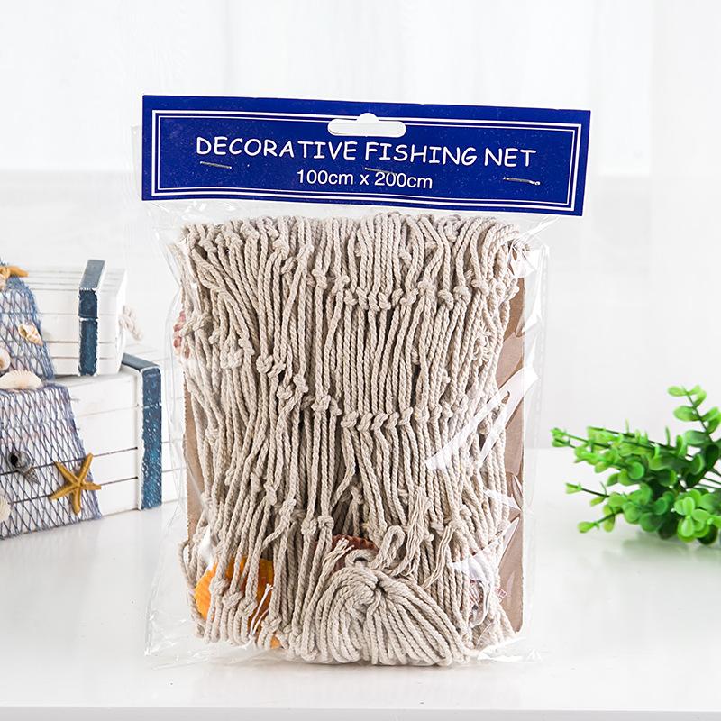 Mediterranean Decorative Fishing Net Hemp Rope Photography Props Backg – acacuss