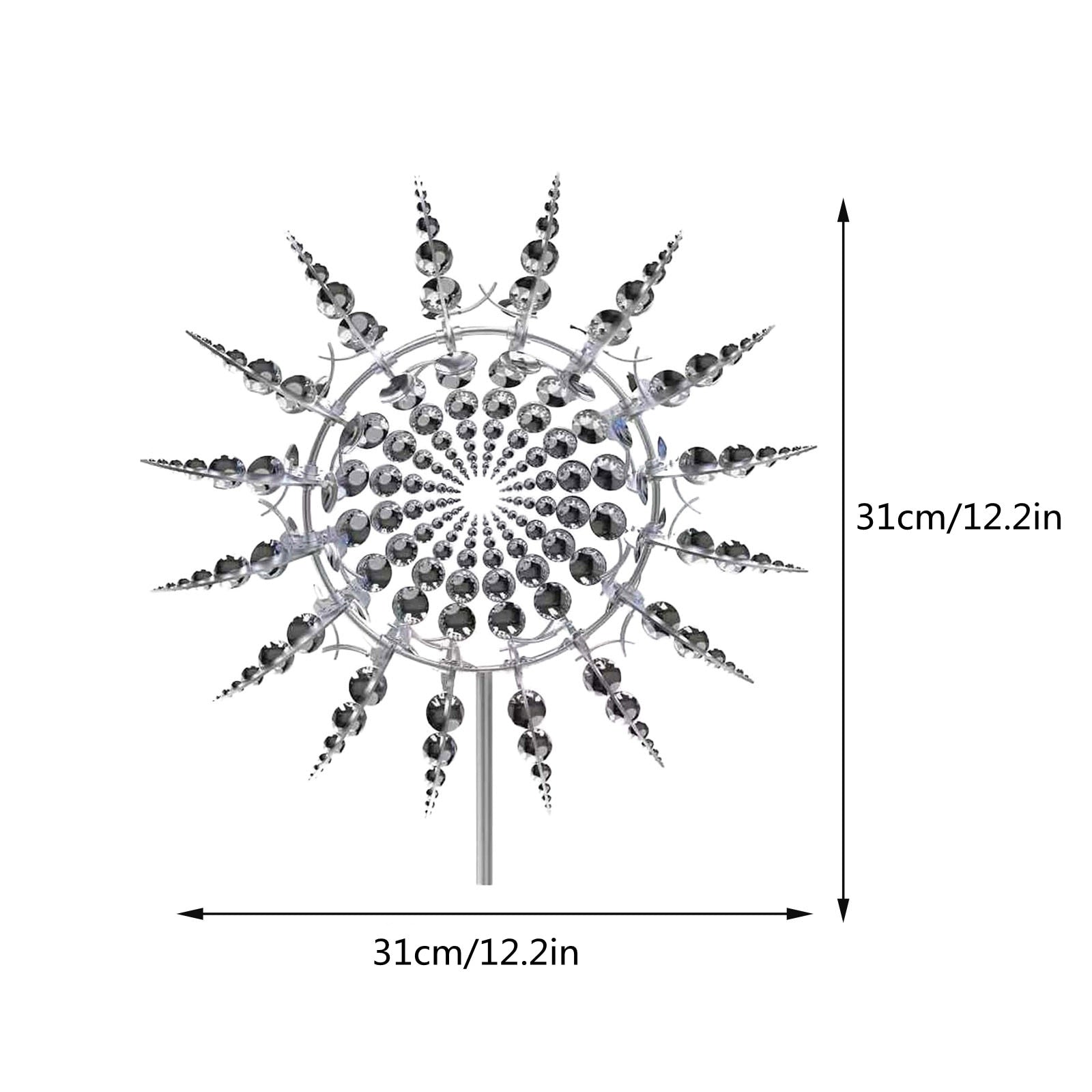 Metal Windmill Outdoor Wind Spinners Bohemian Garden Patio LAwn Decor Patio Decoration Metal Yard Decor Cool acacuss