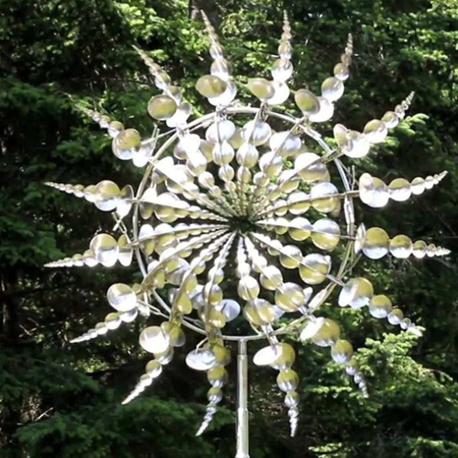 Metal Windmill Outdoor Wind Spinners Bohemian Garden Patio LAwn Decor Patio Decoration Metal Yard Decor Cool acacuss