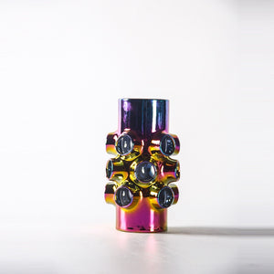 Modern Ceramics Colorful Openwork Vase Crafts Living Room Decoration Desktop Ornament Fantasy Vase Home Decor Accessories Gift acacuss