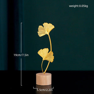 Modern Feather Wooden Decorations Simple Miniature Figurines for Living Room Table Office Home Decoration Accessories acacuss
