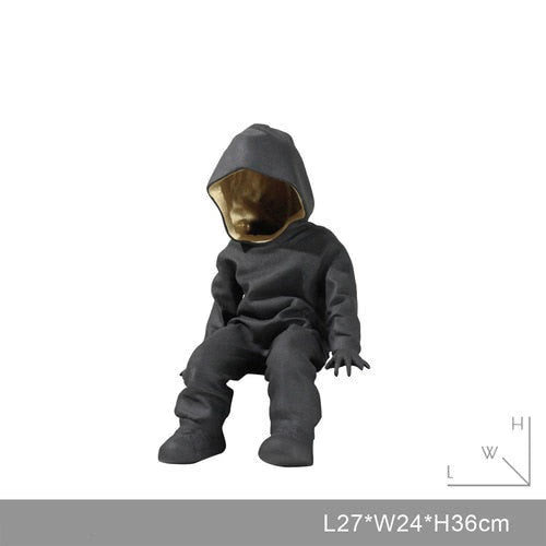 Modern Luxury Figurines for Interior Desktop Resin Ornaments for Home Aesthetic Room Decor Creative Living Room Decoration Gift acacuss