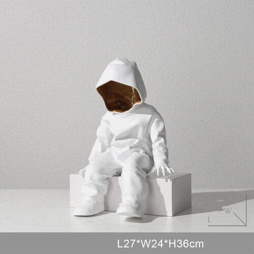 Modern Luxury Figurines for Interior Desktop Resin Ornaments for Home Aesthetic Room Decor Creative Living Room Decoration Gift acacuss