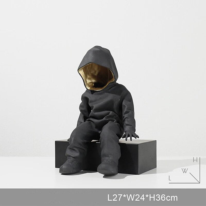 Modern Luxury Figurines for Interior Desktop Resin Ornaments for Home Aesthetic Room Decor Creative Living Room Decoration Gift acacuss