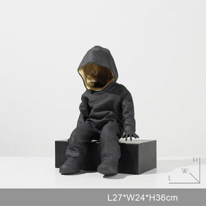 Modern Luxury Figurines for Interior Desktop Resin Ornaments for Home Aesthetic Room Decor Creative Living Room Decoration Gift acacuss