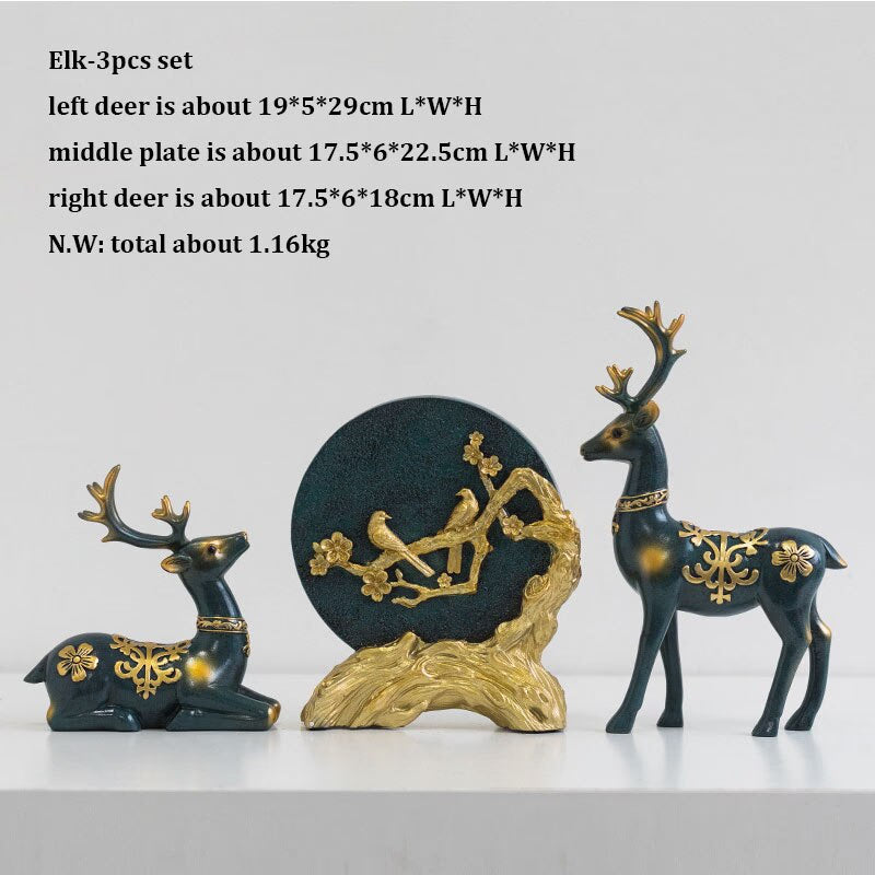 Modern Luxury Resin Crafts Figurines &amp; Miniatures Wine Rack, Sideboards Ornament, and Creative Interior Decorations acacuss