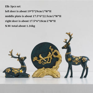 Modern Luxury Resin Crafts Figurines &amp; Miniatures Wine Rack, Sideboards Ornament, and Creative Interior Decorations acacuss