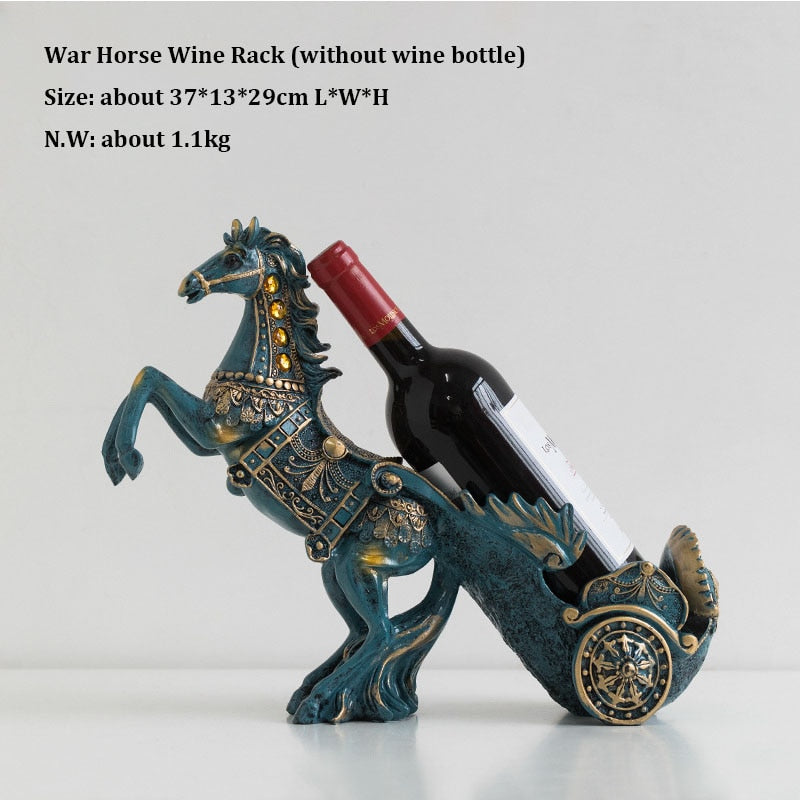 Modern Luxury Resin Crafts Figurines &amp; Miniatures Wine Rack, Sideboards Ornament, and Creative Interior Decorations acacuss