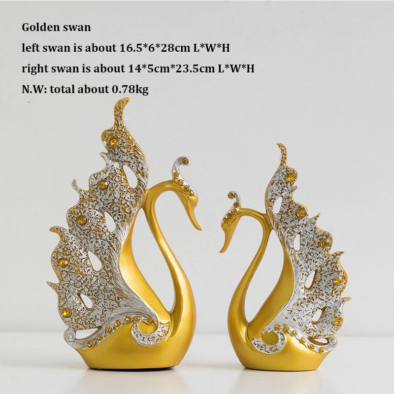 Modern Luxury Resin Crafts Figurines &amp; Miniatures Wine Rack, Sideboards Ornament, and Creative Interior Decorations acacuss