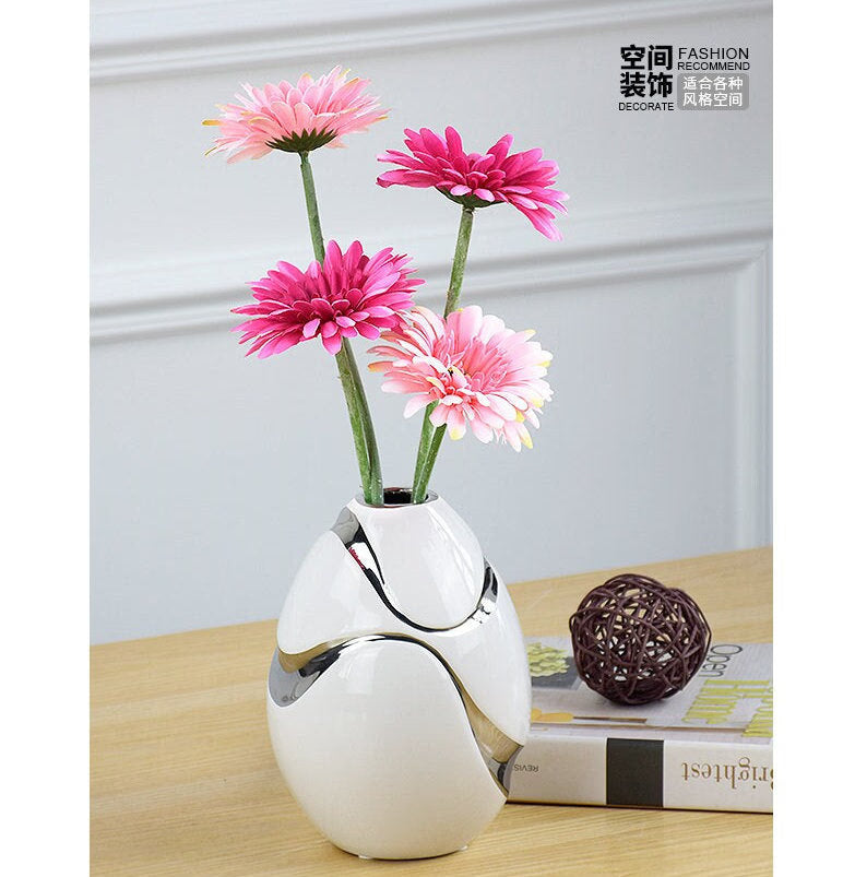 Modern Minimalist Decorative Ornaments Living Room Flower Arrangement - mid century modern decor vases - Table centerpiece housewarming Gift - ACACUSS