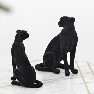 Modern Minimalist Light Luxury Style Animal Leopard Resin Living Room Porch Decoration Model Display Decorations Home Decor acacuss