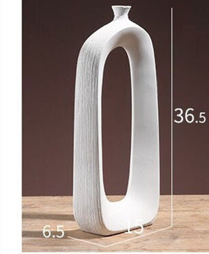 Modern Minimalist Decorative Ornaments Living Room Flower Arrangement - mid century modern decor vases - Table centerpiece housewarming Gift - ACACUSS