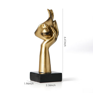 Modern Nordic Home Decor Human Face Miniatures Desk Accessories Thinker Sculptures Figurines Room Decoration Metal Figurine acacuss