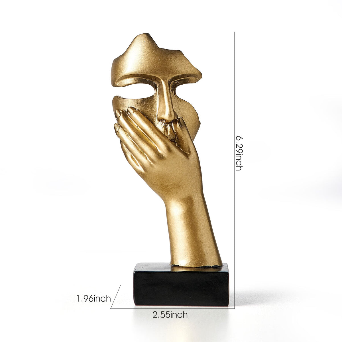 Modern Nordic Home Decor Human Face Miniatures Desk Accessories Thinker Sculptures Figurines Room Decoration Metal Figurine acacuss